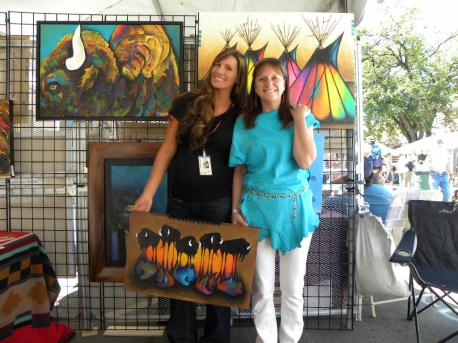 With Nelly at Santa Fe